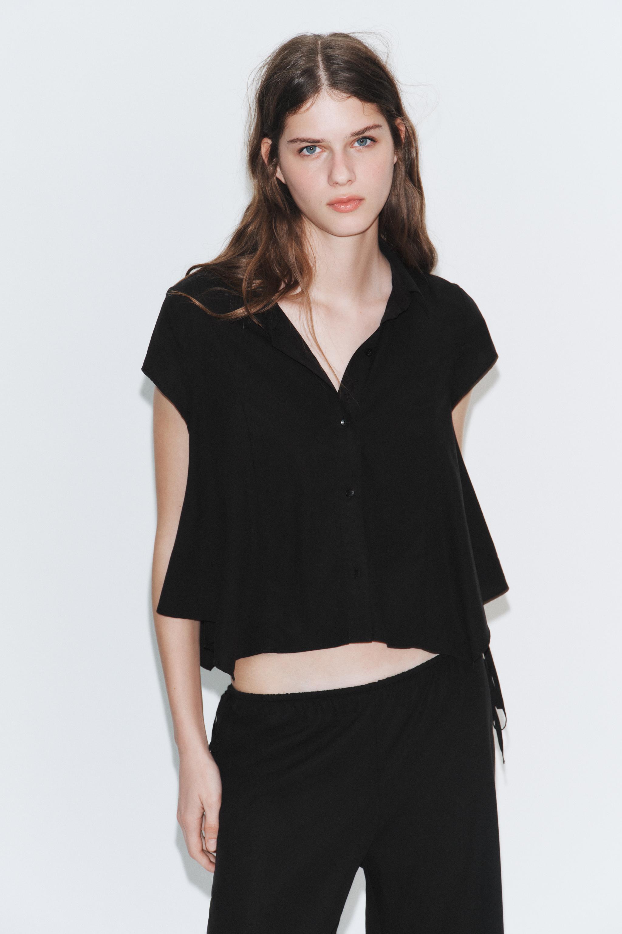 ASYMMETRICAL FLOWY SHIRT